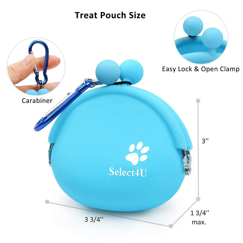 Ordinary Dog Treat Pouch,Silicone Dog Treat Pouch Reusable,Small Dog Snack Pouch Coin Purse Key Case Silicone Coin Pouch - PawsPlanet Australia