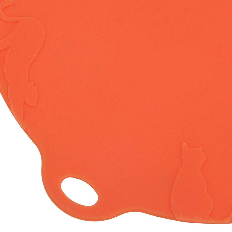 2pcs Pet Food Mats Non-slip Dog Feeding Bowl Pad Silicone Pet Bowl Anti-slip Mat Round Shape Cat Dog Feeding Tray Mat - PawsPlanet Australia