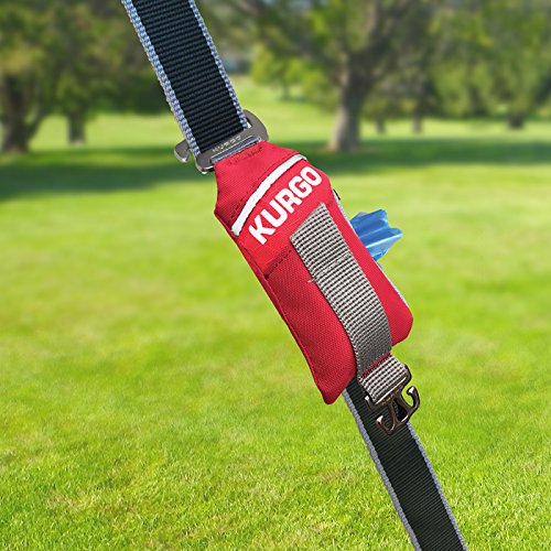 [Australia] - Kurgo Duty Bag for Dogs | Refillable Dog Poop Bag Dispenser | Dispenser with Dog Waste Bags | Attaches to Any Leash | Machine Washable | Universal Design | Convenient | Hook for Used Waste Bags 