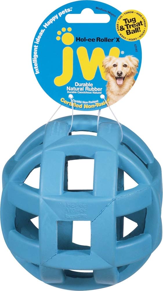 [Australia] - JW Pet Company Hol-ee Roller X Extreme 5 Dog Toy, 5-Inches (Colors Vary) - 43140 