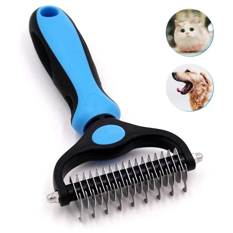 CABRALIA PET BRUSH PET GROOMING TOOLS SKIN PET DOG CAT HAIR REMOVAL 2 N 1 PET COMB HAIR REMOVAL DOG HAIR REMOVAL COMB POPULAR - PawsPlanet Australia