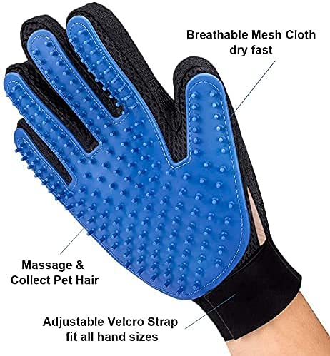 ANBE Professional Deshedding Tool, Pet Grooming Glove and Nail Clipper for Dogs, Cats with Short or Long Hair Small - PawsPlanet Australia