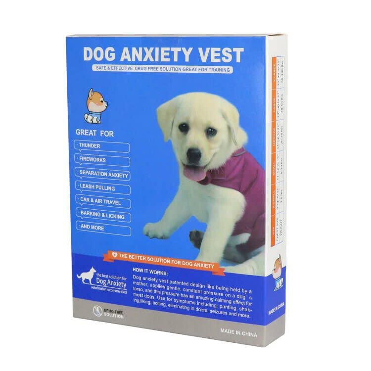 MCHY Dog Anxiety Vest, Anxiety Relief for Dogs, Dog Calming Coat Small Grey - PawsPlanet Australia