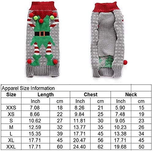 PETCARE Christmas Pet Dog Sweater Holiday Classic ugly Apparel Jumper For Small Medium Dogs,Cartoon WInter Warm Puppy Cat Dog Clothes Knitwear XX-Small Clown - PawsPlanet Australia