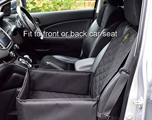 Dog Car Seat with Safety Harness Seat Belt - Pet Puppy Waterproof Travel Dog Car Seat Protector Cover Car Accessories - PawsPlanet Australia