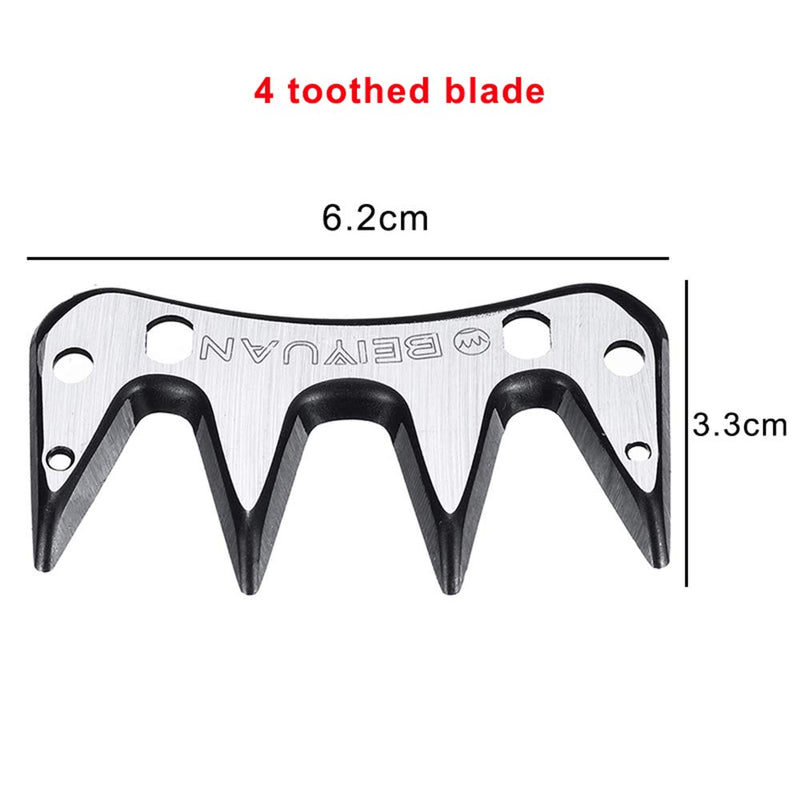 FUYUAN Sheep Shears Blades Straight Replacement 13-Tooth Electric Sheep Scissors, Universal Replacement Blades - PawsPlanet Australia