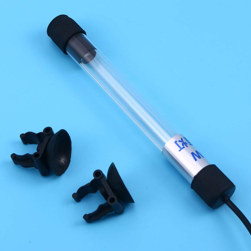 TEHAUX Aquarium Water Clean Light Submersible LED Light Waterproof UV Sterilizer Clean Lamp 9W (US Plug) - PawsPlanet Australia