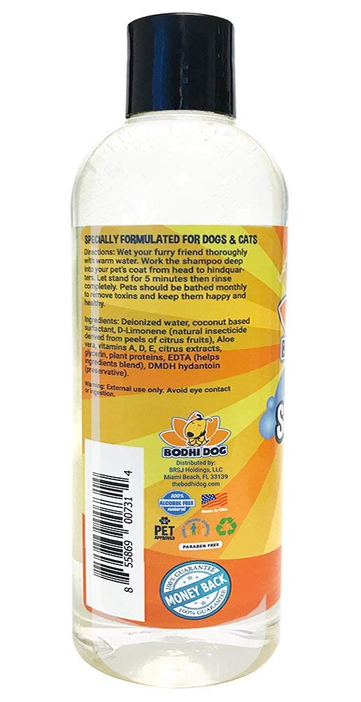 [Australia] - New Refreshing Orange Citrus Dog Shampoo | Coconut and Aloe Vera | All Natural Soothing & Moisturizing Pet Dog Puppy and Cat Wash - Made in USA - 1 Bottle 17oz (503ml) 