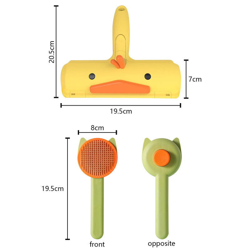 Pet hair remover lint roller, lint roller for dog hair and cat hair, reusable pet brushes, cat brush, dog brush, self-cleaning fur brush cat for sofa, bed, carpet - PawsPlanet Australia