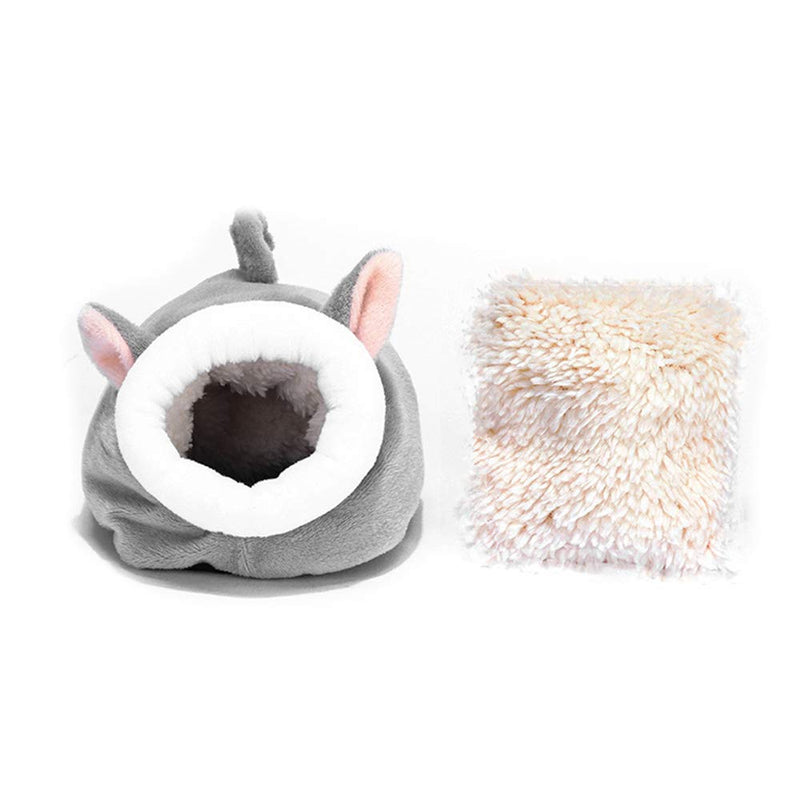 Hamster Bed Houses and Hideouts Small Animal Pet Cave Bed Cage Nest Accessories (S(5.13.93.9inch), Elephant) S(5.1*3.9*3.9inch) - PawsPlanet Australia