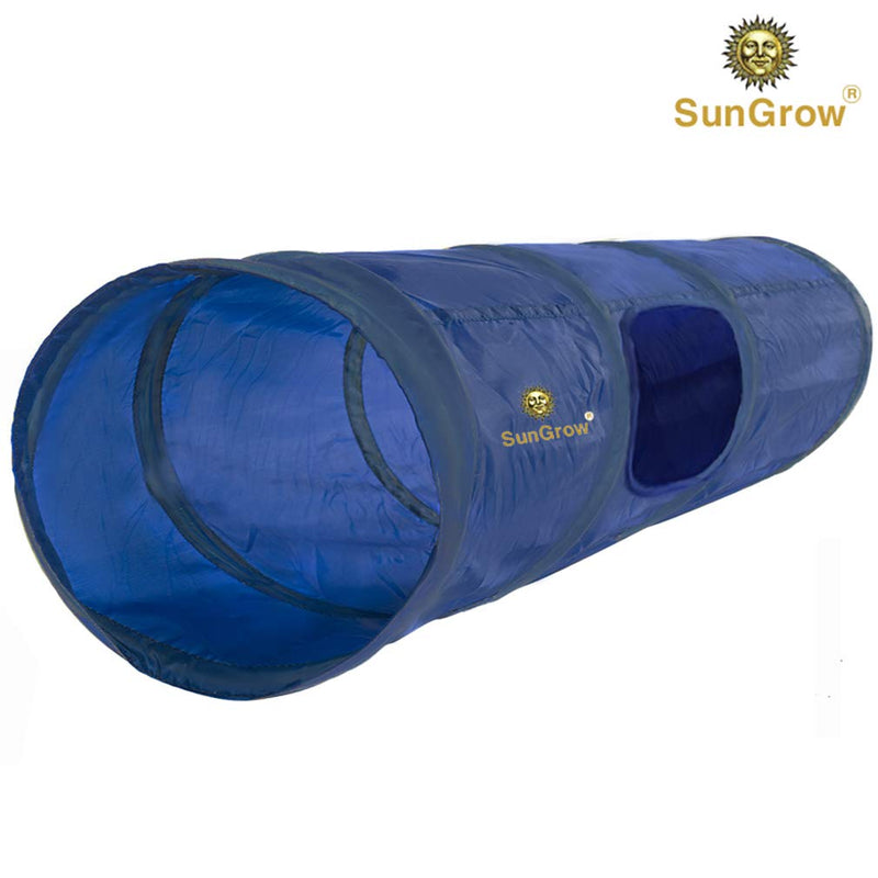 SunGrow Collapsible Pet Tunnel, 36 Inches, 3 Openings, Collapsible Hideaway, for Pet Exercise and Training, Works Alone or Attach to Channels, Great for Rabbits, Kittens and Guinea Pigs - PawsPlanet Australia