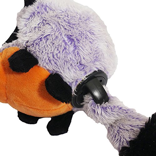 Rosewood Multi Activity Squeak Switch Raccoon Dog Toy - PawsPlanet Australia