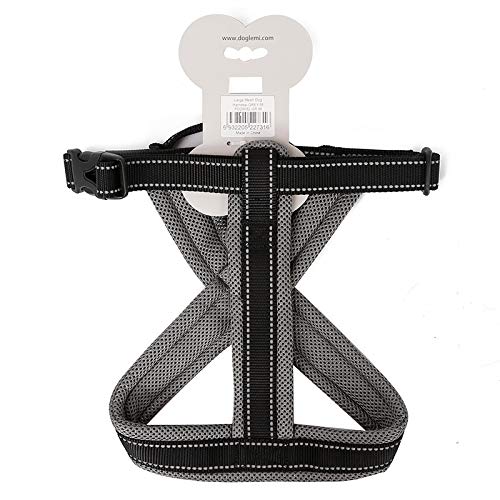 RC GearPro Large Dog Pet Chest Harness Pull with Handle, Reflective Adjustable Vest Harness in Training Walking and Hiking (M) Medium - PawsPlanet Australia