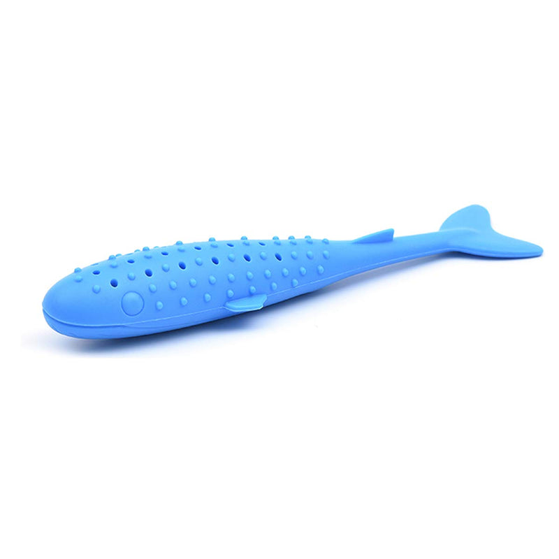 [Australia] - Outopu Silicone Molar Stick Catnip Toy - Cat Mint Fish Silicone Toy Catnip Toy Funny Cat Ball Clean Teeth Sticks Cats Bites Dolphins Funny Cat Silicone Molar Stick Teeth Cleaning Toy (2 Pack) 