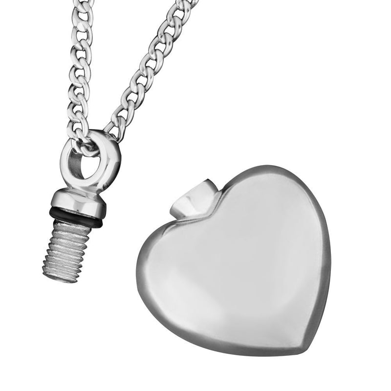 [Australia] - SexyMandala Unisex Forever in My Heart Cremation Necklace for Ashes Urn Pendant Memorial Keepsake Jewelry heart1 