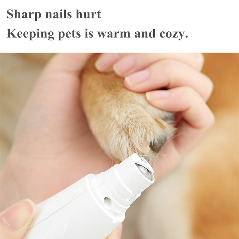 Pawstrust Dog Nail Grinder and Clippers Quiet Professional Pet Nail Trimmer Stepless Speed Regulation Pet Nail Grinder Eelectric Nail File Nail Grinder for Large Medium Small Dogs and Cats - PawsPlanet Australia