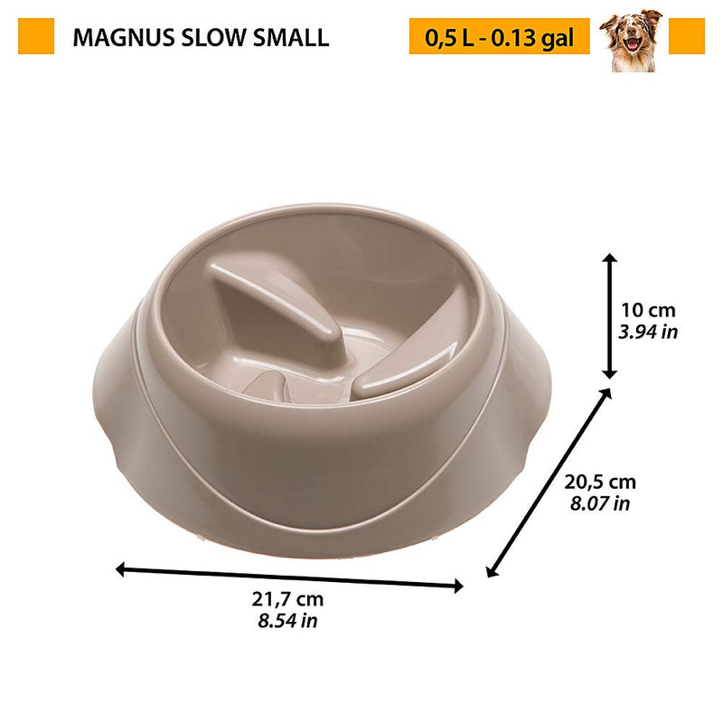 Ferplast Magnus Slow Bowl, Small, Red - PawsPlanet Australia