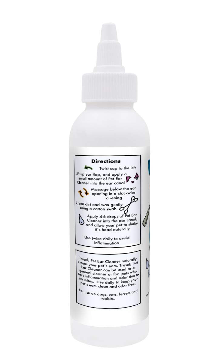 Pet Health Pharma Ear Cleaner Solution for Dogs and Cats | Eucalyptus & Aloe Vera Cleaning for Ear Mite Infection and Yeast Treatment | Gentle Cleanser for Ears | U.S.A Natural Eucalyptus & Aloe Vera ( 8 Oz) - PawsPlanet Australia