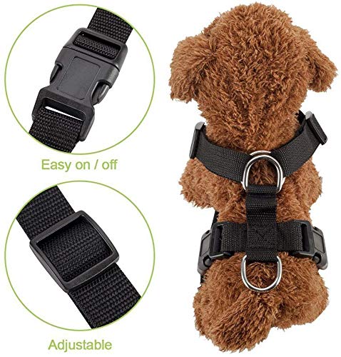 [Australia] - Z ZHIZU Dog Harness No Pull Dog Harness Adjustable Outdoor Dog Vest Soft Dog Harness Front for Dogs Easy Control for Small Medium Large Dogs S Dark Blue 