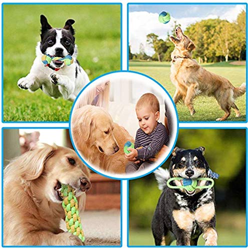 Anlising Toy Set Rope 7 Pcs Dog Chew Toy Puppy Molar Toy Various Styles of Dog Toy Tooth Cleaning Plush Rope Suitable for puppies, small dogs, medium-sized dogs - PawsPlanet Australia