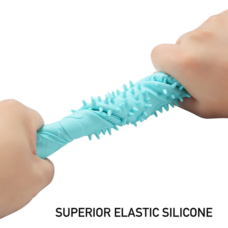 Srtood Pet Grooming Magic Gloves, Dog Cat Bathing Shampoo Brush, Silicone Hair Removal Gloves with Thick High Density Teeth for Bathing and Messaging, Double-Side Scrubbing Gloves for Shedding - PawsPlanet Australia
