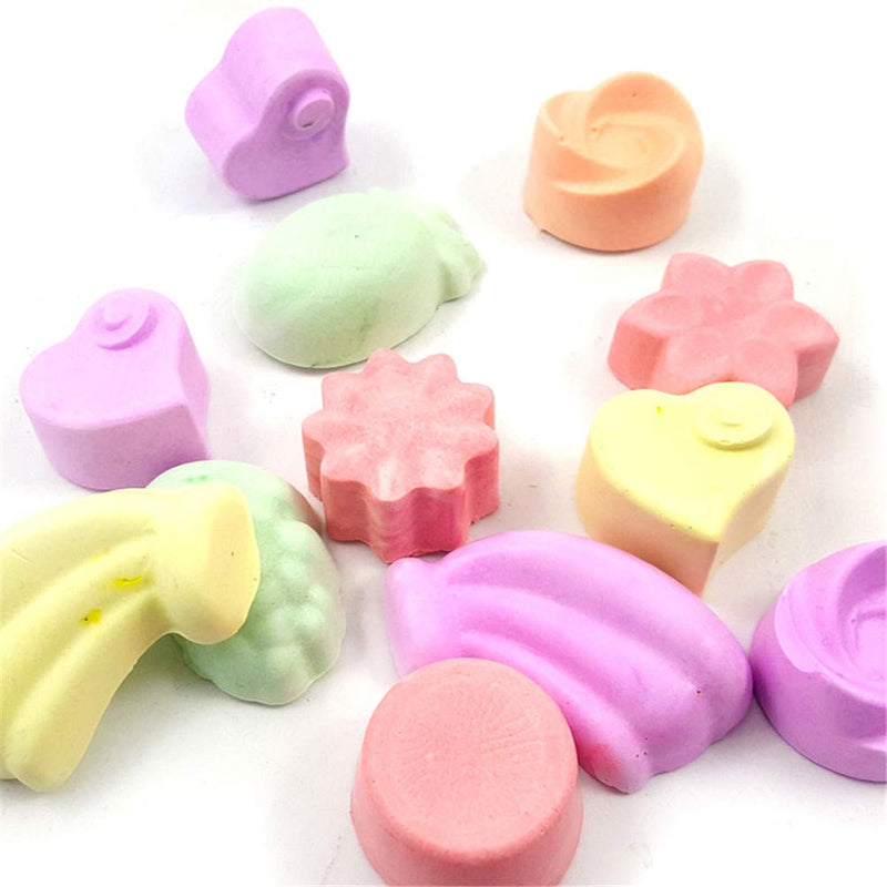 CCCYMM 10 Pcs Pet Teeth Grinding Stone Bite Chew Toy Suitable for Parrot, Rabbit, Chinchilla, Guinea Pig, Hamster Small Animals (Shape/Color Random) 10 Pcs Random - PawsPlanet Australia