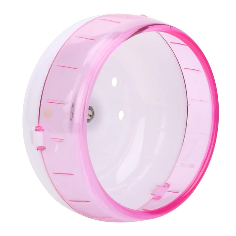 Hamster Wheel Plastic Super Silent Hamster Exercise Wheel Roller Wheel Toy for Small Pets Gerbils Guinea Pig Mice Chinchilla (Pink) Pink - PawsPlanet Australia