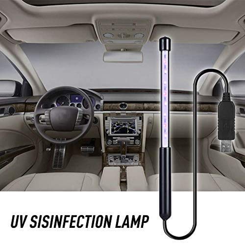 [Australia] - UV Light Lamp Portable Travel Wand 3W Without Chemicals for Phone Toys Hotel Household Wardrobe Toilet Car Pet Area Germ-Killing Function 