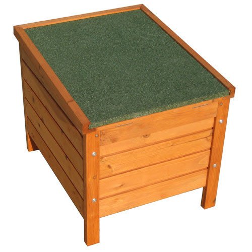 Bunny Business Rabbit/ Guinea Pig Hide House/ Run Hutch, 42 × 43 × 51 cm - PawsPlanet Australia