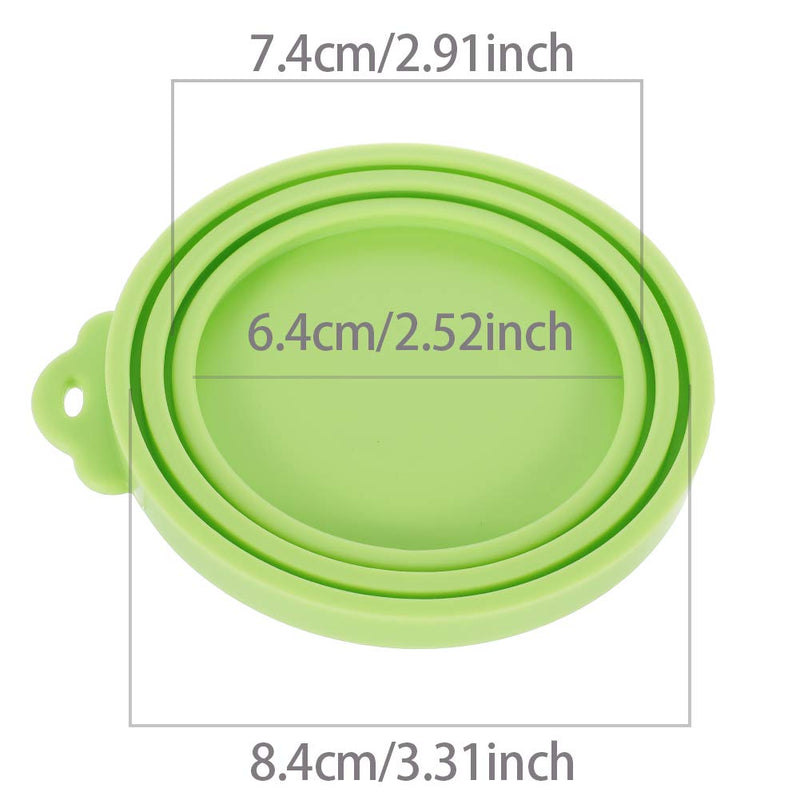 Girls'love talk Pet Food Can Cover,Food Grade Silicone Pet Can Lid Universal Food Cover for Dog Cat Can Food,BPA Free and Safe to Use in DishwashersDishwasher,3 PCS - PawsPlanet Australia