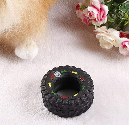 PETS EMPIRE Dog Toy Nontoxic Durable Chew Toys Tire Pet Toys Squeaky Dog Toy Sound Toy for Small Medium Dog Puppy and Cat - PawsPlanet Australia