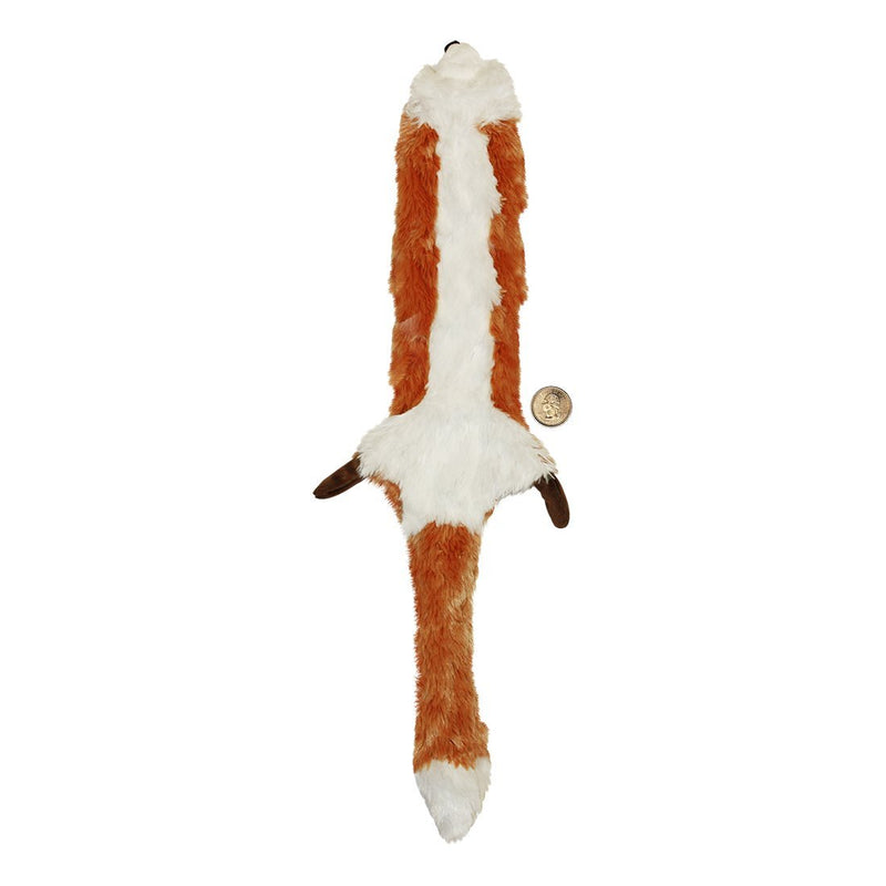 [Australia] - SPOT Skinneeez | Stuffless Dog Toy with Squeaker For All Dogs | Tug-Of-War Toy For Small and Large Breeds | By Ethical Pet Fox 23" 