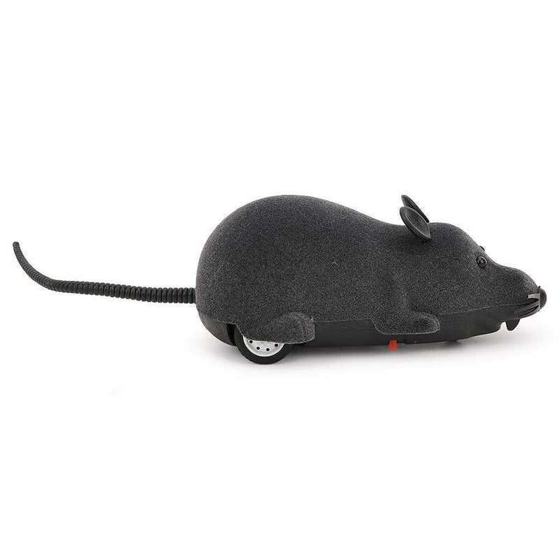 Electric Simulation Mice Toy, Remote Control Plush Mouse Animals Pet Cat Toy Trick Playing Novelty Gift(Gray) Gray - PawsPlanet Australia