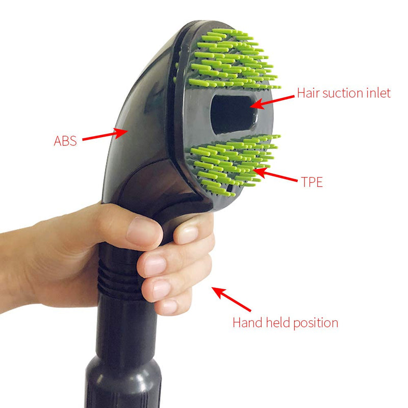 [Australia] - Vacuum Cleaner Pet Hair Brush Grooming Mites Killing Pet Hair Vacuum Tools Nozzle Attachment Tool for Dog Teddy cat 