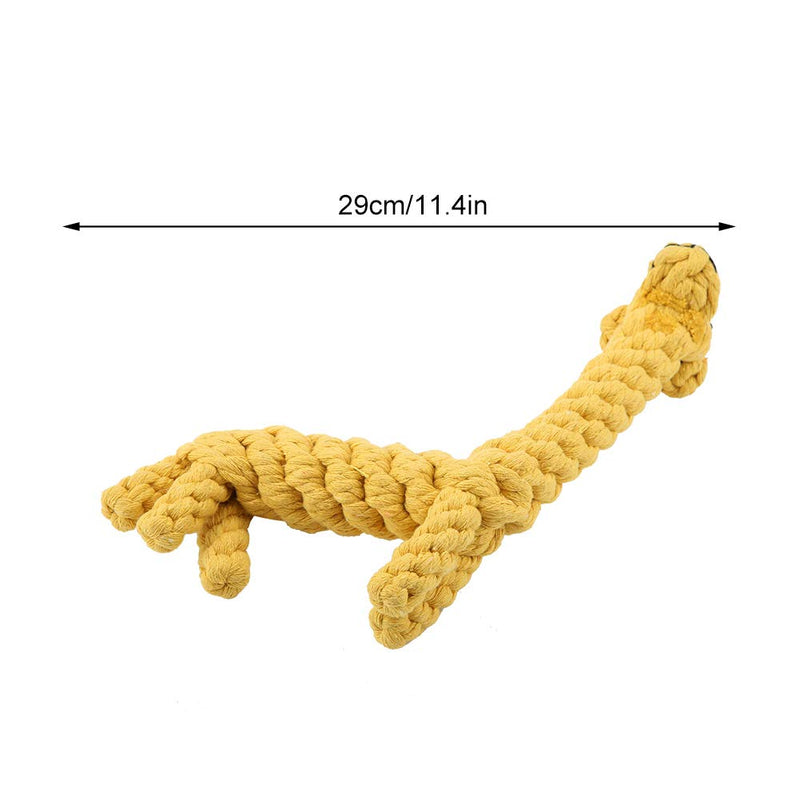 Dog Rope Toys Cute Dog Chew Toy Cotton Rope Bite Resistant Giraffe Design Pet Teeth Cleaning Gifts - PawsPlanet Australia