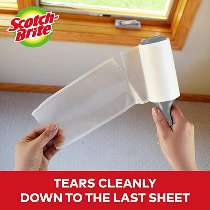 Scotch-Brite Everyday Clean lint roller, 56 sheets 1 piece (pack of 1) standard roller - 56 sheets - PawsPlanet Australia