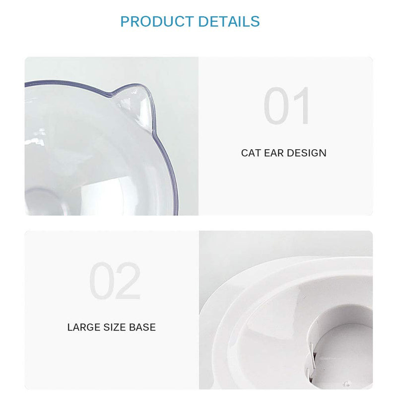 SUNJULY Double Cat Bowl 15°Tilted, Pet Food Water Bowls Stand Feeding Bowl Dual Angle, Adjustable Raised Height Bowl raised pet bowls stand, water bowls for cats dog Double Dog Cat Bowls - PawsPlanet Australia