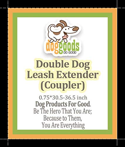 [Australia] - Dog Goods Double Dog Leash Coupler and Extender 