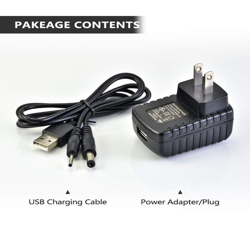 PaiPaitek Battery Charger/UL US Plug Adapter 1 For 2 Recharger Calbe For Pet Dog Training Collar Pet Dog Bark Stop collar PET 998DR,PET 998DBPD - PawsPlanet Australia