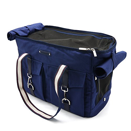 [Australia] - DOGO Buckle Tote Dog Carrier - Navy Blue 