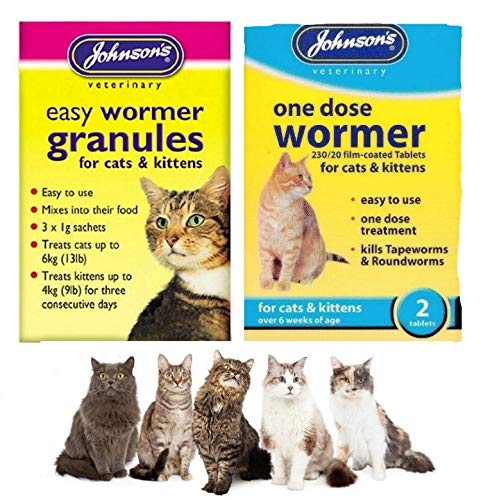 SIPW Cat Kitten One Dose Wormer Tablet or Worming Granules Roundworm Tapeworm (One Dose Wormer) - PawsPlanet Australia