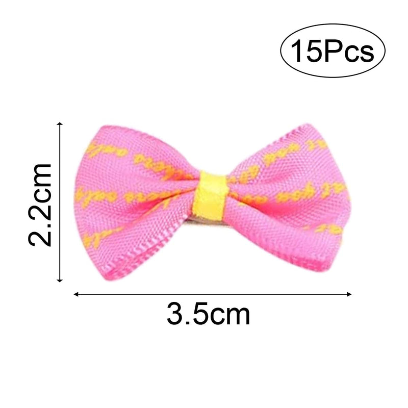 NA 15 Pcs Pet Hair Bows Pet Grooming Hairpin Pet Cute Hair Accessories for Puppies Cats and Other Small Pets - PawsPlanet Australia