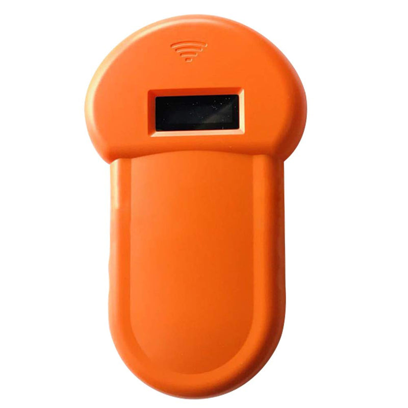 Portable Pet Reader with Backlight Screen, Handheld I SO FDX-B Scanner Pet Dog Animal Microchip Reader ID Reader,Portable Pet Microchip Scanner(134.2Khz) Orange - PawsPlanet Australia