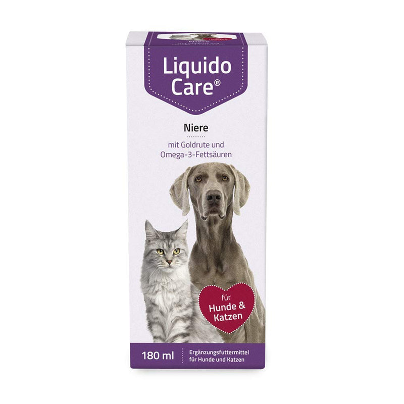 LiquidoCare Kidney, for cats and dogs, nutrient supply for kidney dysfunction, liquid supplementary food, 180ml - PawsPlanet Australia