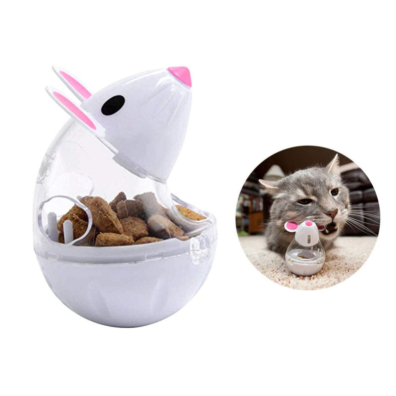 POPETPOP 2pcs Cat Leakage Toys Mouse Shape Cat Treat Dispenser Ball Toy Snack Feeder Tumbler Toy - PawsPlanet Australia