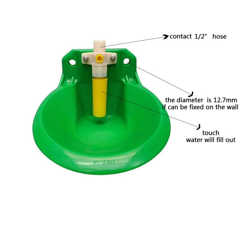 Lucky Farm Sheep Water Bowl Automatic Drinking Waterer for Goat Calves Cattle Pig Dog Piglets - PawsPlanet Australia