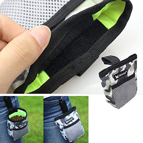 [Australia] - leconpet Dog Treat Pouch Portable Treat Pouch for Dog Training Easily Carries Perfect Food Snack Storage Holder for Puppy Training and Walking Black 