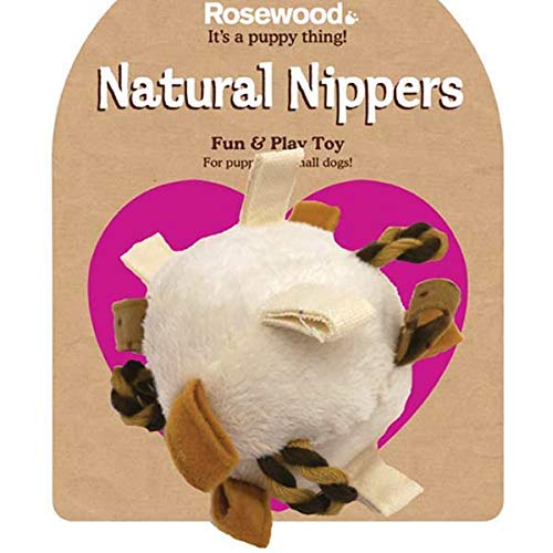 Rosewood 3 PACK NATURAL NIPPERS PLUSH DOG PUPPY COMFORT TOYS PLUSH RING LOOPY BALL MULTI ACTIVITY BLANKET - PawsPlanet Australia