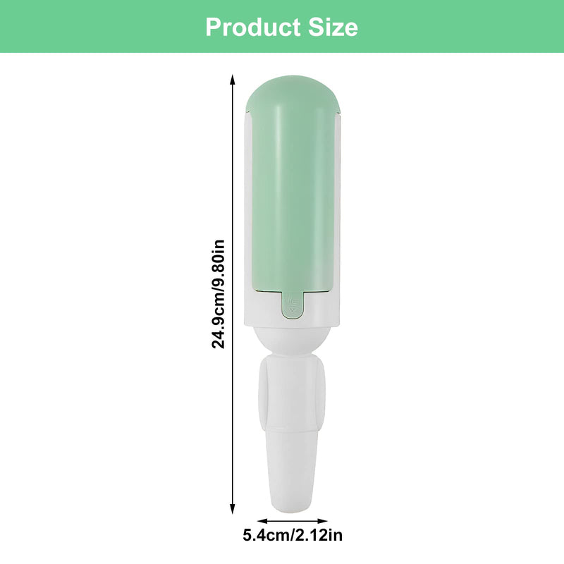 Pet Hair Remover Roll, Reusable Lint Rollers for Pet Hair, Pet Hair Remover Lint Roller, Cat Hair Remover, Remover, Lint Roller Pet Hair (Green) Green - PawsPlanet Australia
