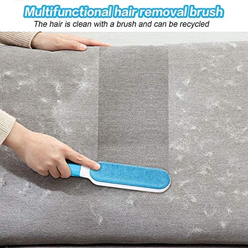 Pet Hair Remover, Pet Fur Remover, Cat Hair Remover, Dog Hair Remover, Lint Brush, Pet Hair Remover Brush with Self-Cleaning Base Efficient Double-Sided Perfect for Clothing, Couch, Carpet, Furniture - PawsPlanet Australia